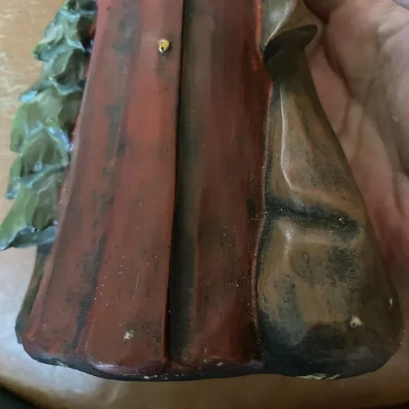 Vtg Tii Collections Santa Claus Resin Figurine St. Nicholas Christmas Tree - Picture 8 of 11